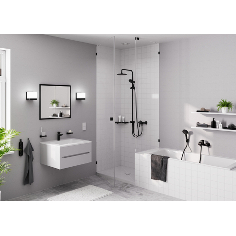 Hansgrohe AddStoris Q handdoekhaak enkel - mat zwart SW651064
