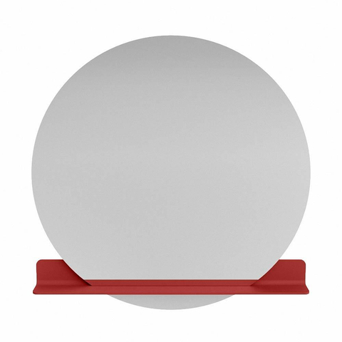 Mondiaz SPOT spiegel – Ø120 cm – met planchet – Fire (rood) SW1235530