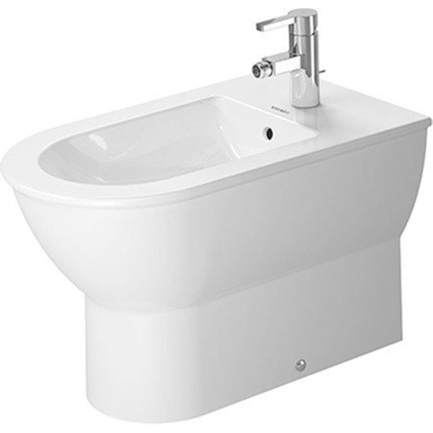 Duravit Darling New Staand bidet - inclusief bevestiging - 63x36cm - glans wit SW54072
