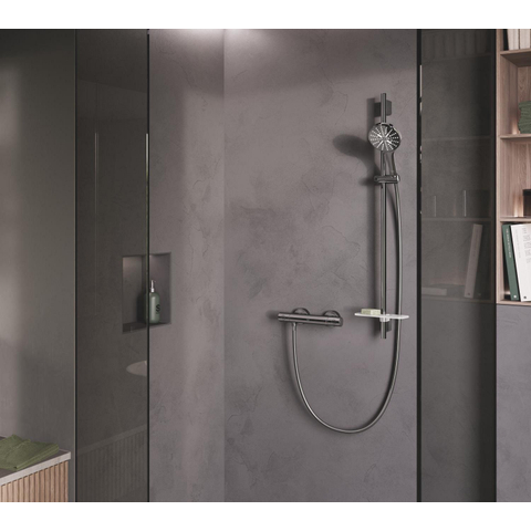 GROHE Grohtherm 800 Cosmopolitan douchethermostaat - 15cm - hard graphite (antraciet) SW1477613