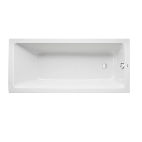 Duravit No.1 Inbouwbad - 170x75cm acryl - glans wit SW723745