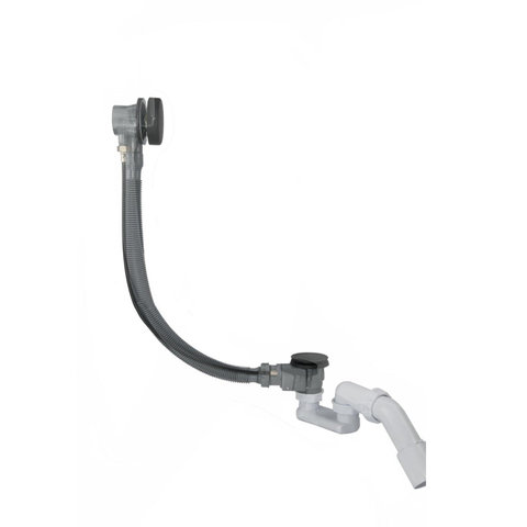 Fortifura Calvi badafvoercombinatie met draaibediening - mat zwart SW696223