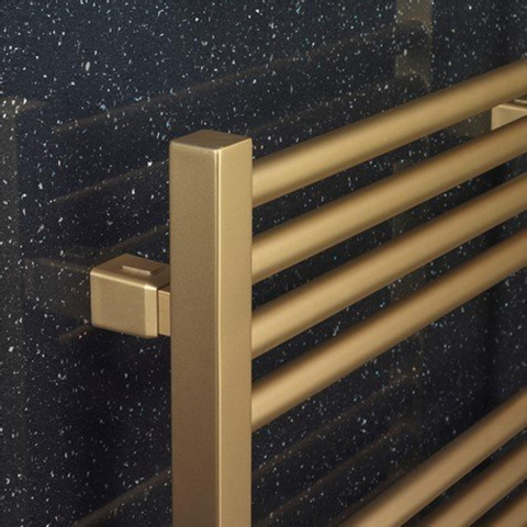 Radiateur à serviettes Crosswater MPRO - 138x48cm - 568 watt - laiton brossé (or) SW487365