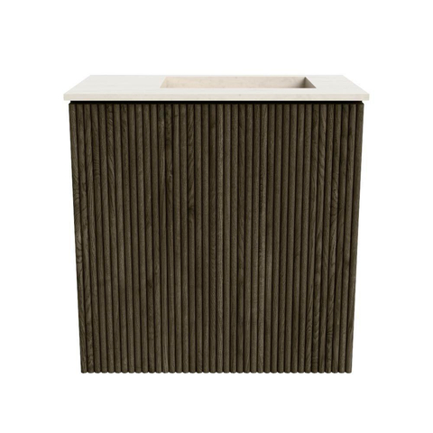 Mondiaz JOYA-DLUX 40cm toiletmeubel - kleur Shadow - Wastafel FAYE positie Rechts 1 kraangat kleur Meli. SW1424862