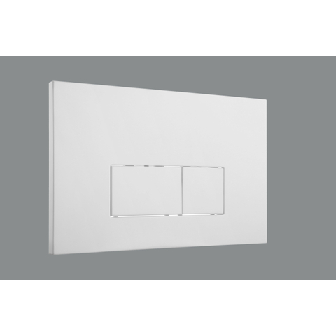 Geberit Duofix Element - UP320 - QeramiQ push bedieningsplaat - wand - 112cm - rechthoekige knoppen - kunststof - glans wit SW976106