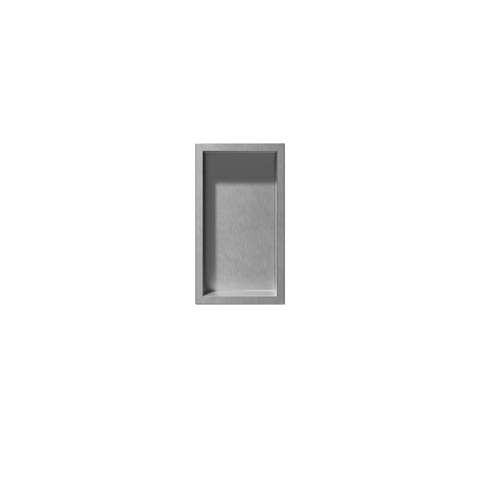 Looox BoX niche - 15x30x7cm - encastrée - inox 2330627