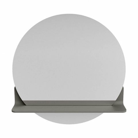 Mondiaz SPOT spiegel – Ø60 cm – met planchet – Smoke (lichtbruin) SW1235620