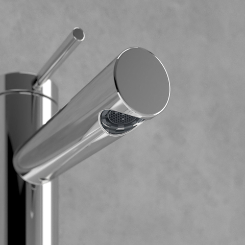 Villeroy & Boch Loop & Friends Mitigeur de lavabo - avec garniture de vidage à tirette - chrome SW974141