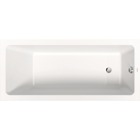 Duravit No.1 Inbouwbad - 160x70cm acryl - glans wit SW723794