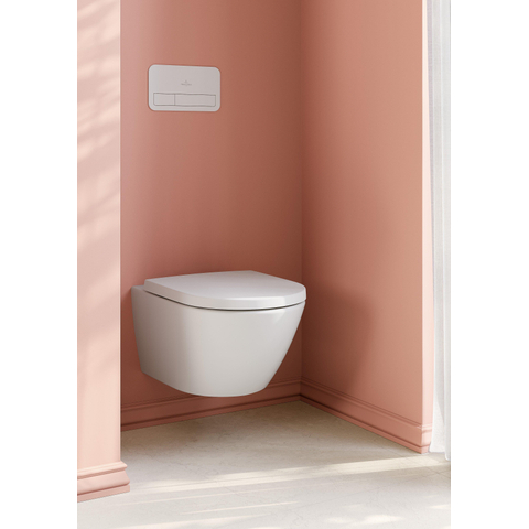 Villeroy & Boch Subway 3.0 abattant de WC - avec softclose et quickrelease Antibactérien Blanc Alpin SW546717