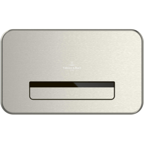 Villeroy & Boch Viconnect bedieningsplaat - 269x161mm infrarood - stainless steel (mat rvs) SW644068