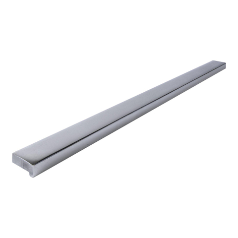 BRAUER Poignée de meuble en applique - 32cm - modèle A - matériau inox - chrome SW1203269