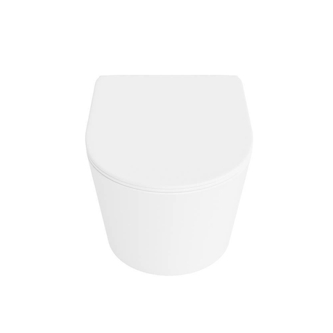 Mondiaz LAVIE WC suspendu – sans bride – 36 x 53 cm – avec abattant softclose – Talc (blanc) SW1204554