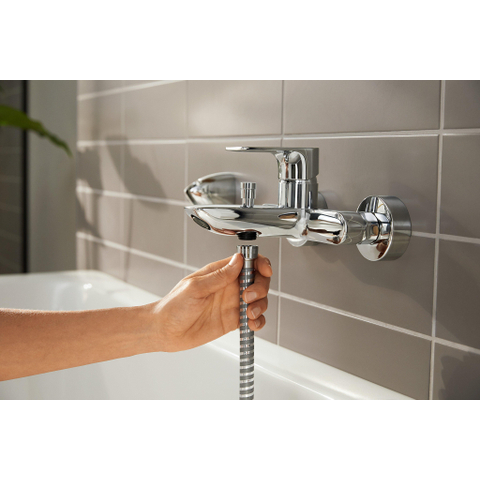 Hansgrohe Rebris e 1 greeps - opbouw badmengkraan hartafstand 15 - 3cm - hoogglans chroom SW803058