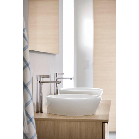 Duravit D-neo Wastafelmengkraan - eengreeps - 50x184x270mm - hoogglans chroom SW640496