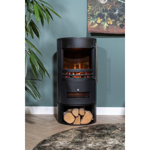 Eurom Orsa Sfeerhaard - Vrijstaand - 2000watt - 42x42x85cm - Zwart - beschadigd -OUTLET UDEN STORE42650