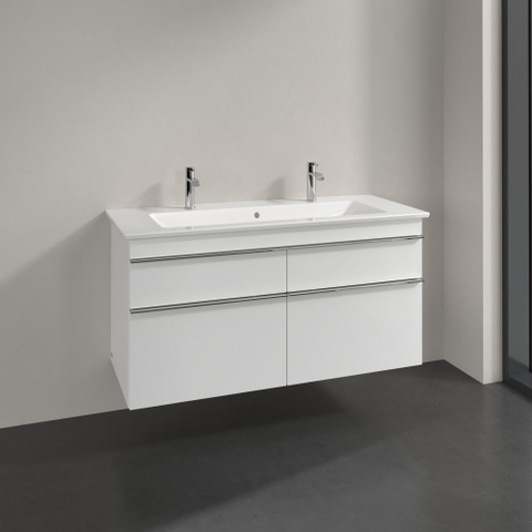 Villeroy & Boch venticello wastafelonderkast - 115.3x59cm 4x lade - glans wit GA42623
