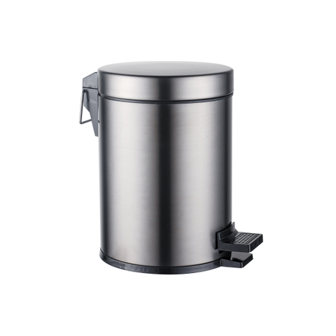 Fortifura Calvi pedaalemmer - 5 liter - rond - PVD - geborsteld gunmetal (antraciet) SW1111580