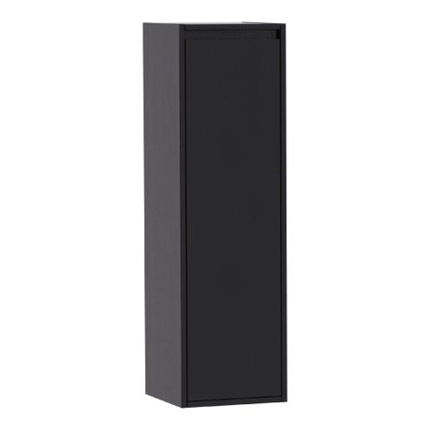 Saniclass Nexxt Badkamerkast - 120x35x35cm - 1 greep - loze rechtsdraaiende deur - MFC - black wood SW72258