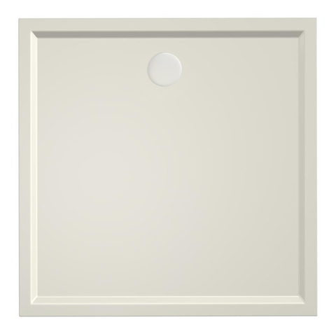 Xenz Mariana receveur de douche - 100x100x7 - Acrylique - pergamon SW378615