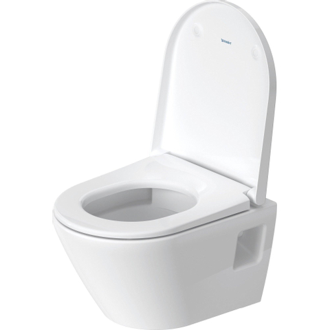 Duravit D-neo Wandclosetpack - met wandcloset - compact - diepspoel - rimless - 37x48x40cm - met closetzitting m dekse - wit hoogglans SW544307