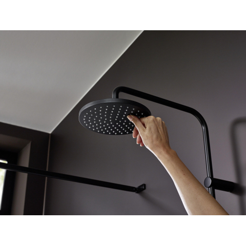 Hansgrohe Vernis Blend - showerpipe - zonder thermostaat - ecosmart - mat zwart SW651713