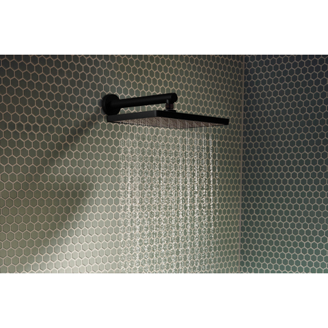 Hansgrohe Activera Q douche de tête - 29x18cm - rectangulaire - ecosmart+ - noir mat SW1566689