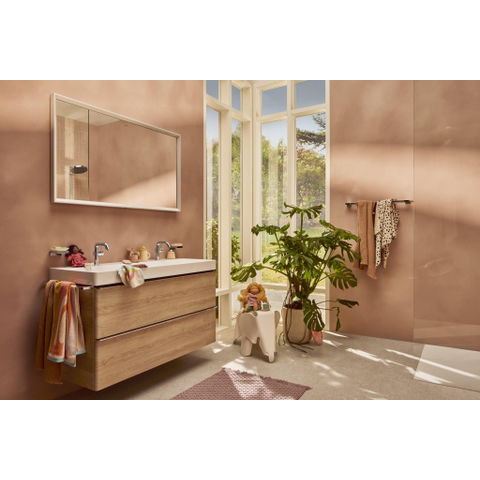 Hansgrohe Tecturis s Eengreeps wastafelkraan - 110 Fine - coolstart - zonder waste - hoogglans chroom SW918804