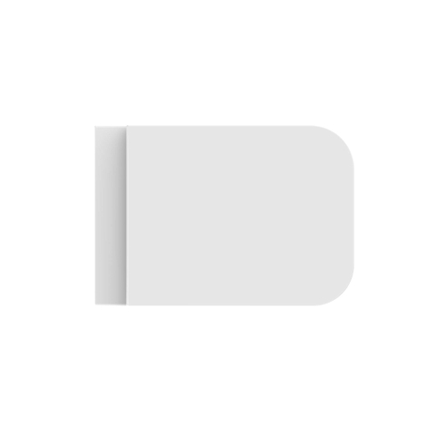 Nemo Spring Sun hangtoilet - 34.5x50x34cm - porselein - wit - met dunne - PACK SW288163
