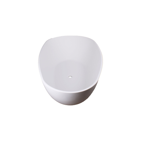 FugaFlow Eccelente Calma Baignoire Autoportante - 180x80cm - solid surface - blanc mat SW1587826