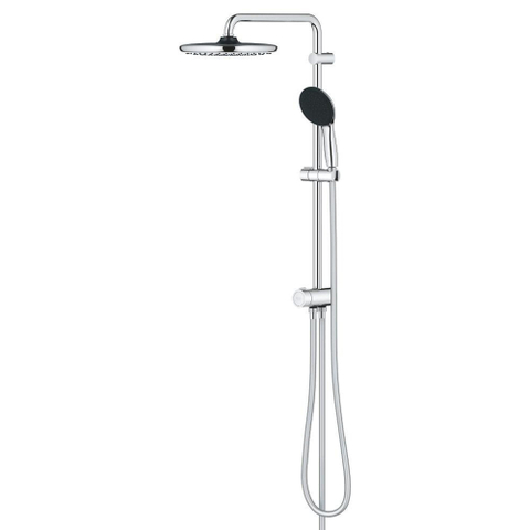 Grohe Vitalio Start 250 Flex Douchesysteem - met omstelkraan - wandmontage - hoofddouche 2 straalsoorten - handdouche 2 straalsoorten - chroom SW1028077