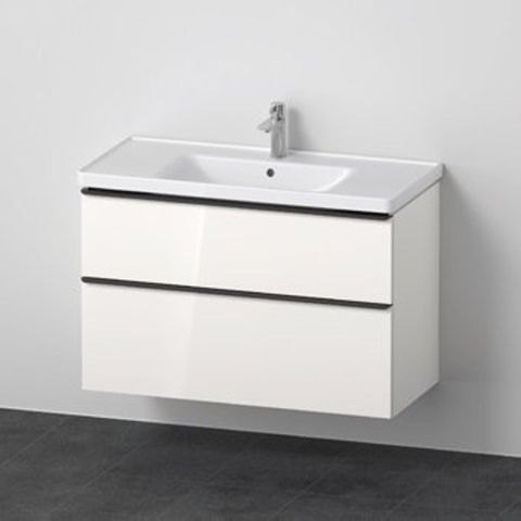 Duravit D-neo Meubelset - met wastafelonderbouwkast - met 2 laden - met softclose - 100x20x48cm - inclusief wastafel - wit hoogglans SW642227