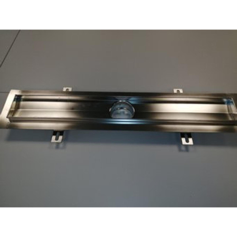 Aco Flexdrain e douchegoot met flens 68,7x8,7cm rvs SW280574