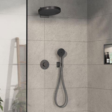 Hansgrohe Showerselect comfort s Thermostaat - inbouw - 2 functies - zwart chroom SW918104