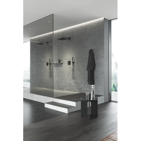GROHE Euphoria Cube wandhouder - niet verstelbaar - mat zwart SW1477599