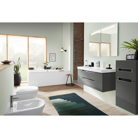 Villeroy & Boch Subway 2.0 meubelwastafel - 100x47cm - 1 kraangat - met overloop - White Alpine (glans wit) 1024058