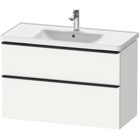 Duravit D-neo Meubelset - met wastafelonderbouwkast - met 2 laden - met softclose - 100x20x48cm - inclusief wastafel - mat wit SW641973
