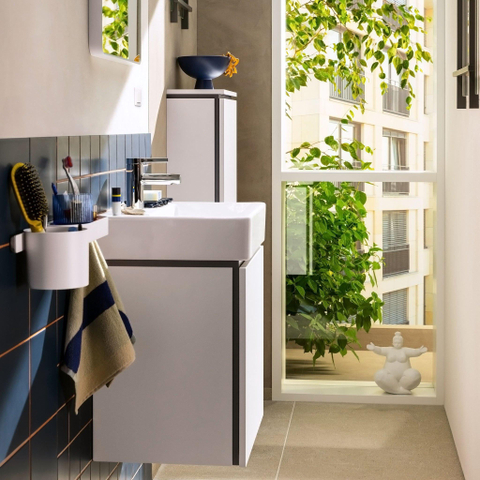 Hansgrohe Xilesa E meubelset 1la 480x380 met Xanuia wastafel 500 mat wit SW1567302