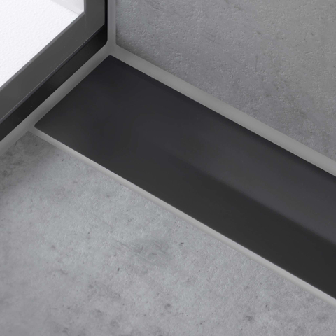 Hansgrohe RainDrain Flex Douchegoot - 70cm - inkortbaar - wandmontage - mat zwart SW1590381