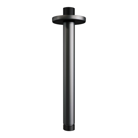 Brauer Black Carving Ensemble de douche pluie encastré - douche principale 30 cm - 2 fonctions - glissière - incluant partie encastrable - douchette à main 1 fonction - noir mat SW716218