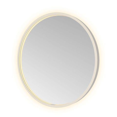 Hotbath &MORE Spiegel Round - diameter 60cm - direct en indirect LED - spiegelverwarming - dimbaar - met afstandsbediening - geborsteld RVS 316 SW1245865