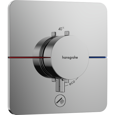 Hansgrohe Showerselect comfort q Thermsotaat - inbouw - 1 functie - extra uitgang - hoogglans chroom SW918101