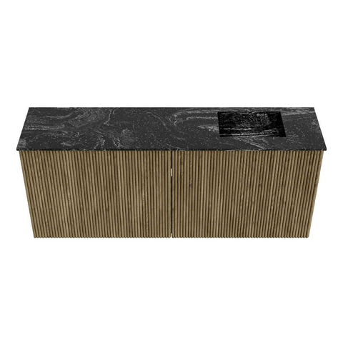 Mondiaz JOYA-DLUX 100cm toiletmeubel - kleur Dusk - Wastafel FAYE positie Rechts Zonder kraangat kleur Lava. SW1423259