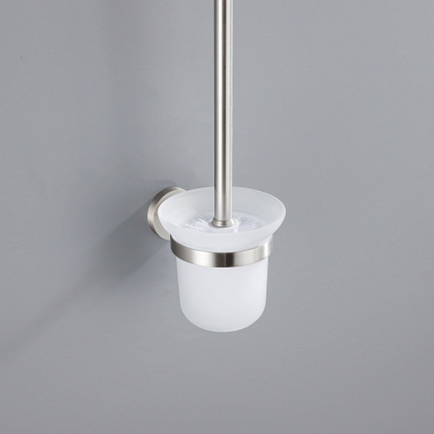 FugaFlow Eccelente Acces Toiletborstelhouder - rond - Geborsteld RVS PVD SW1123221