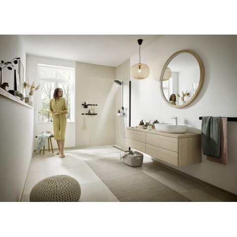 Hansgrohe Pulsify s Howerpipe - 26cm - 2jet - planchet - 40cm - hoogglans chroom SW651114