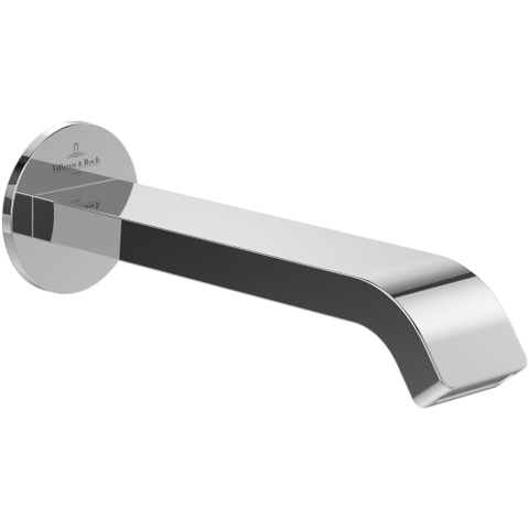 Villeroy & Boch Dawn badtoevoer - 201mm - voor wandmontage - hoogglans chroom SW973999