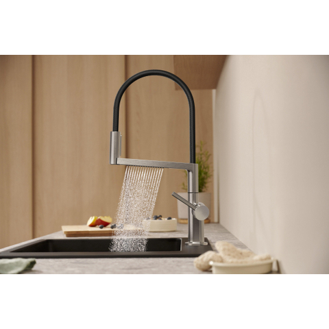 Hansgrohe Talis select keukenkraan powderspray 3jet bl.chr SW1172941