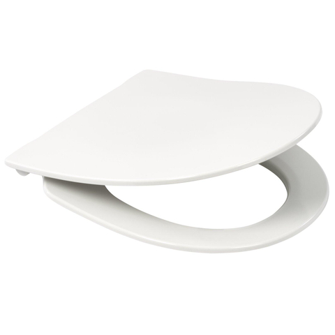 Plieger Zano Ensemble WC - réservoir à encastrer UP320 - cuvette suspendue - compacte - abattant slim - softclose - plaque de commande blanche - boutons ronds - blanc SW1222526