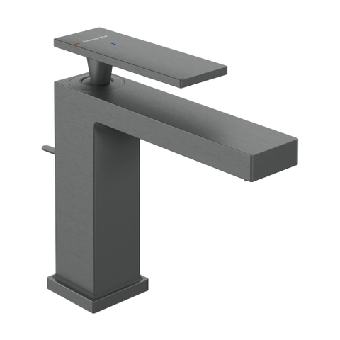 Hansgrohe Tecturis E wastafelmengkraan 110 CoolStart zonder afvoer Brushed Black Chrome SW1566462