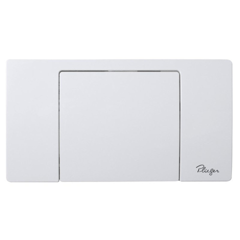 Plieger Neckar plaque de commande pour commande frontale start-stop blanc 0701005